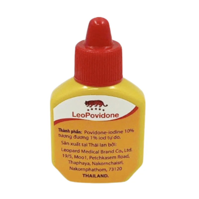 Dung dịch sát khuẩn Leopovidone ngừa nhiễm trùng vết thương ngoài da chai 15ml - 2